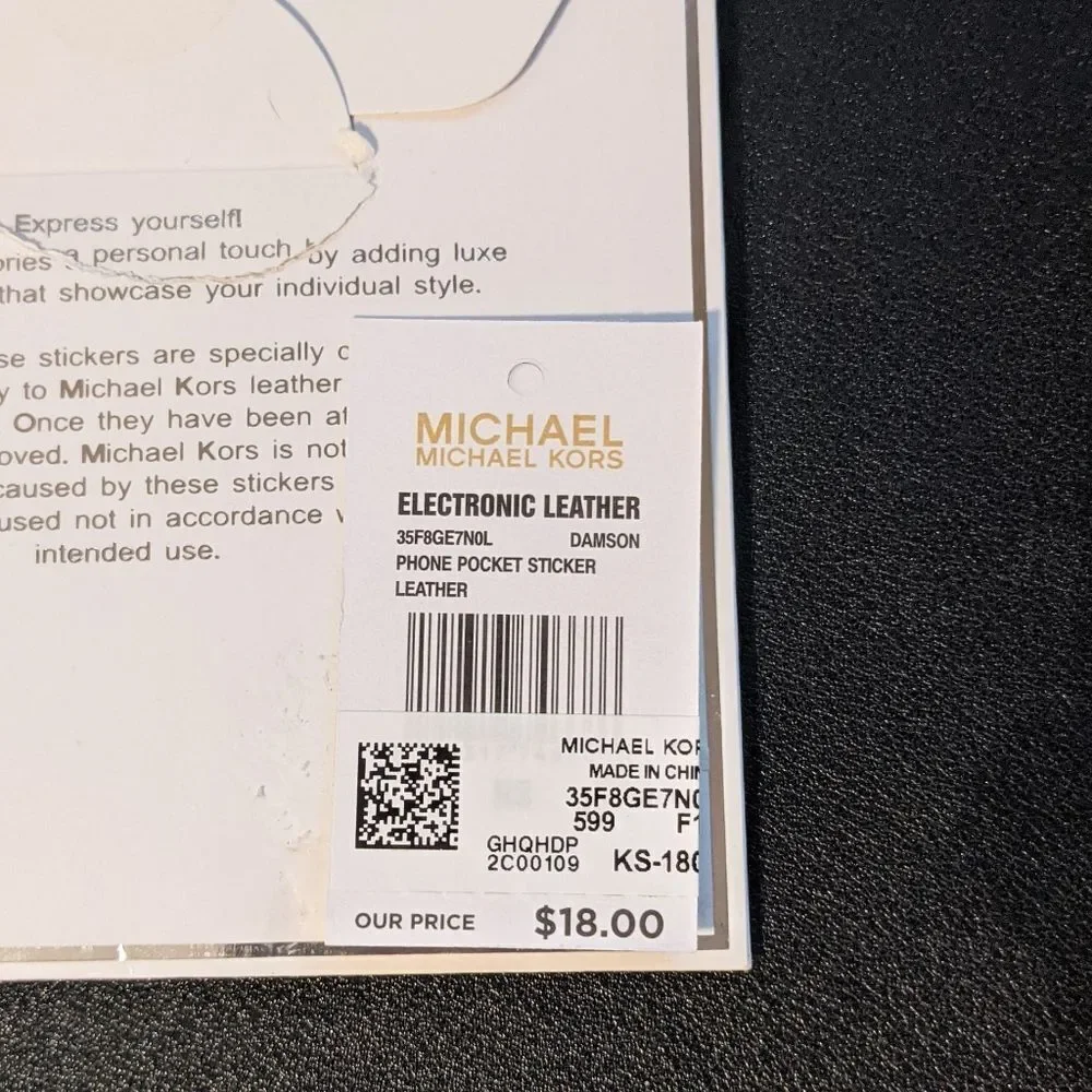 Michael Kors Phone Pocket Sticker